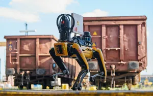 Robot dog takes over vehicle inspection