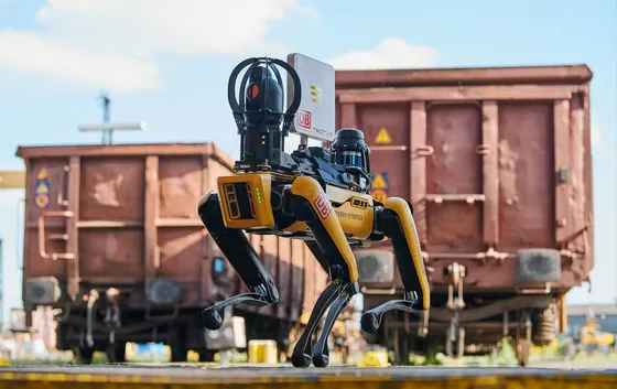 Robot dog takes over vehicle inspection